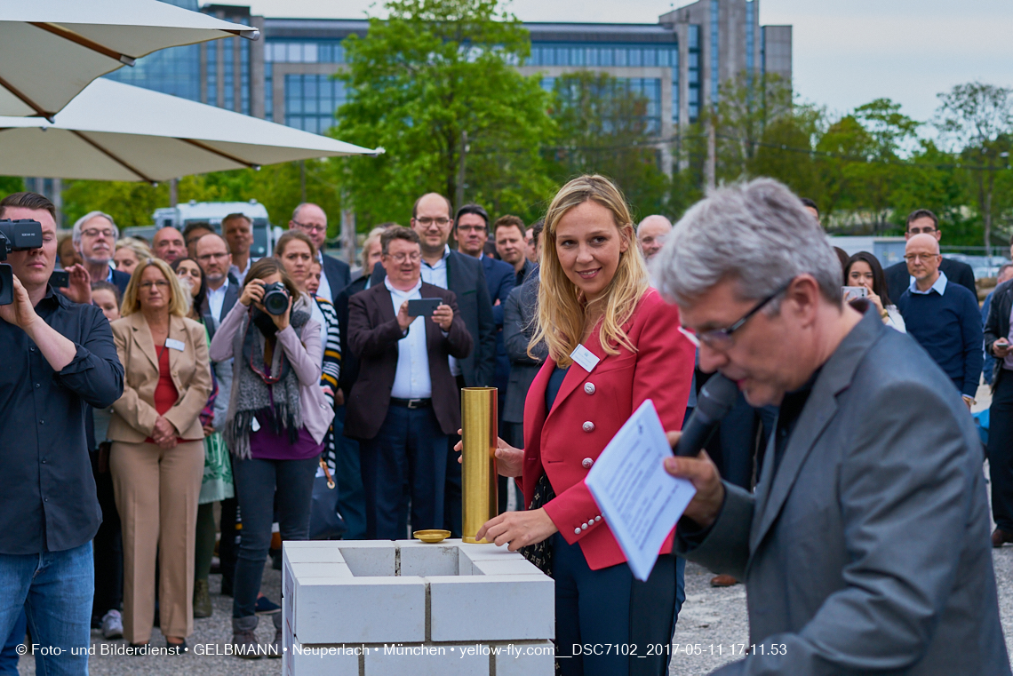 11. Mai 2017 - Grundsteinlegung für die LOGE und dem Kulturquadrat in Neuperlach
